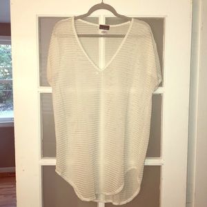 White see through coverup